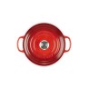 Cocotte de hierro fundido, 20 cm, color cereza - Le Creuset
