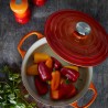 Cocotte de ferro fundido, 20 cm, cor vulcânica - Le Creuset