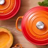Cocotte de hierro fundido, 20 cm, color volcánico - Le Creuset