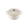 Cocotte de hierro fundido, 20 cm, color merengue - Le Creuset