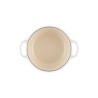 Cocotte de hierro fundido, 20 cm, color merengue - Le Creuset