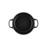 Cocotte de ferro fundido, 24 cm, cor preta - Le Creuset