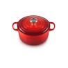 Cocotte de hierro fundido, 24 cm, color cereza - Le Creuset