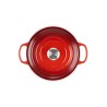 Cocotte de ferro fundido, 24 cm, cor cereja - Le Creuset