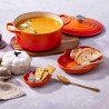 Cocotte de ferro fundido, 24 cm, cor vulcânica - Le Creuset