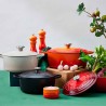 Cocotte de hierro fundido, 24 cm, color volcánico - Le Creuset