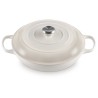Cazuela cocotte de ferro fundido, 30 cm, cor merengue - Le Creuset