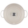 Cazuela cocotte de hierro fundido, 30 cm, color merengue - Le Creuset
