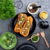 Cazuela cocotte de hierro fundido, 30 cm, color negro - Le Creuset