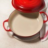 Cazuela cocotte de hierro fundido, 30 cm, color cereza - Le Creuset