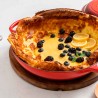 Cazuela cocotte de ferro fundido, 30 cm, cor cereja - Le Creuset