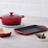 Grelha de ferro fundido, 32 cm, cor cereja - Le Creuset