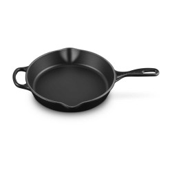 Sartén skillet de hierro fundido, 26 cm, color negro - Le Creuset