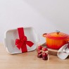 Fonte de cerâmica grés esmaltada para forno, cor merengue, 4 litros - Le Creuset