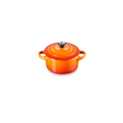 Mini cocotte de cerâmica de grés esmaltada, cor vulcânica, 10 cm - Le Creuset