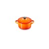 Mini cocotte de cerâmica de grés esmaltada, cor vulcânica, 10 cm - Le Creuset