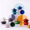 Mini cocotte de cerâmica esmaltada, cor preta, 10 cm - Le Creuset