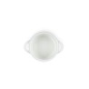 Mini cocotte de cerâmica de grés esmaltado, cor merengue, 10 cm - Le Creuset