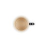 Taza de cerâmica de grés esmaltada 200 ml, cor preta - Le Creuset