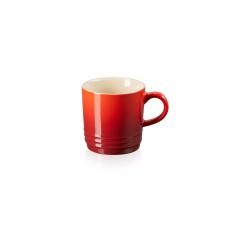 Caneca de cerâmica esmaltada 200 ml, cor cereja - Le Creuset