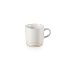 Caneca de cerâmica grés esmaltada 200 ml, cor merengue - Le Creuset