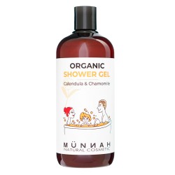 Gel de banho ecológico de calêndula e camomila - Münnah