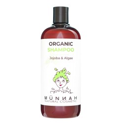 Champô ecológico para cabelo oleoso e peles sensíveis, 500 ml - Münnah