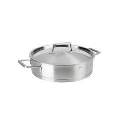 Cassarola de aço inoxidável com tampa de aço, foodie, 28 cm - Lacor