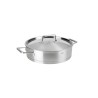 Cazuela de aço inoxidável com tampa de aço, foodie, 26 cm - Lacor