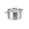 Panela de aço inoxidável com tampa de aço, foodie, 28 cm - Lacor