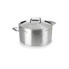 Panela de aço inoxidável com tampa de aço, foodie, 26 cm - Lacor