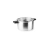 Panela de aço inoxidável, sem alças, combi, 16 cm - Lacor