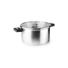 Olla de aço inoxidável, sem alças, combi, 24 cm - Lacor