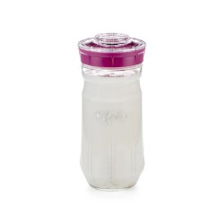 Kit para fazer kéfir caseiro tamanho grande, rosa - Kefirko