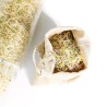 Saco de cânhamo para germinar e filtrar leites vegetais
