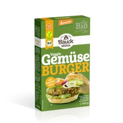 Hambúrgueres de vegetais e cereais biológicos - Bauckhof