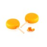 Set 2 moldes de silicone platina para gelados, Easy cream - Silikomart