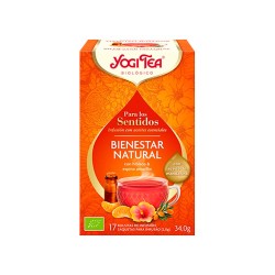 Infusion ecológica "Bienestar natural" con aceites esenciales - Yogi Tea