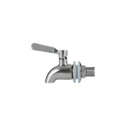 Torneira de aço inoxidável para dispensador de bebidas horizontal, 3 litros - Kilner