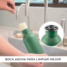 Garrafa de aço inoxidável, 500 ml, verde - Bambaw