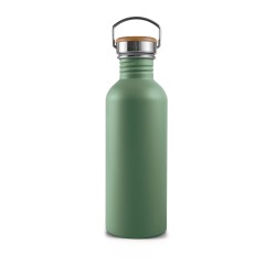 Botella de aço inoxidável, 1000 ml, verde - Bambaw