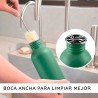 Botella de aço inoxidável, 1000 ml, verde - Bambaw