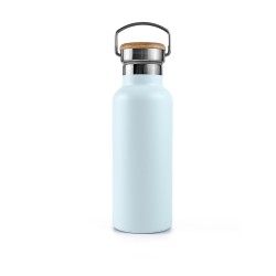 Botija térmica de aço inoxidável, 750 ml, azul - Bambaw