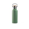 Botelha térmica de aço inoxidável, 350 ml, verde - Bambaw