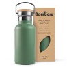 Botella térmica de acero inoxidable, 500 ml, verde - Bambaw