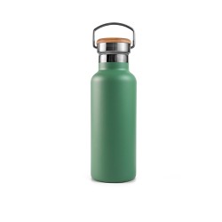 Garrafa térmica de aço inoxidável, 750 ml, verde - Bambaw