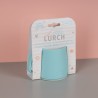 Vaso com alças para bebés de silicone platina, azul - Lurch