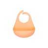 Babador de bebê de silicone platina, laranja - Lurch