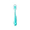 Colher para bebés de silicone platina, cor azul - Lurch
