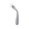Colher para bebés de silicone platina, cor cinza - Lurch